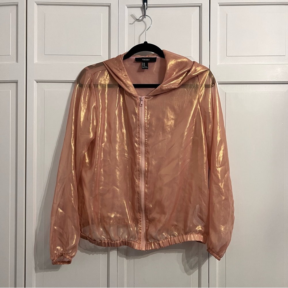 Iridescent Hooded Jacket
